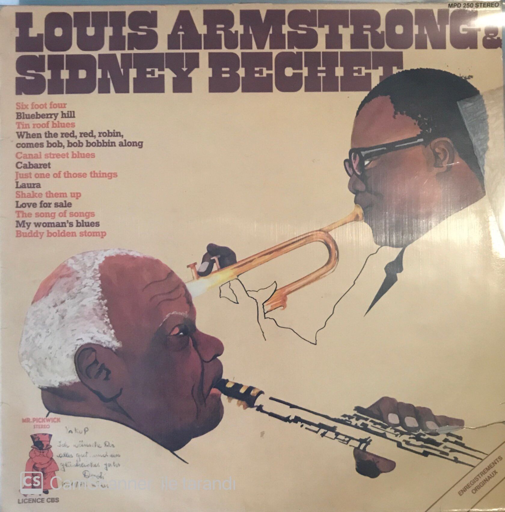 Louıs Armstrong & Sıdney Bechet LP