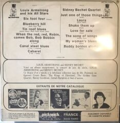 Louıs Armstrong & Sıdney Bechet LP