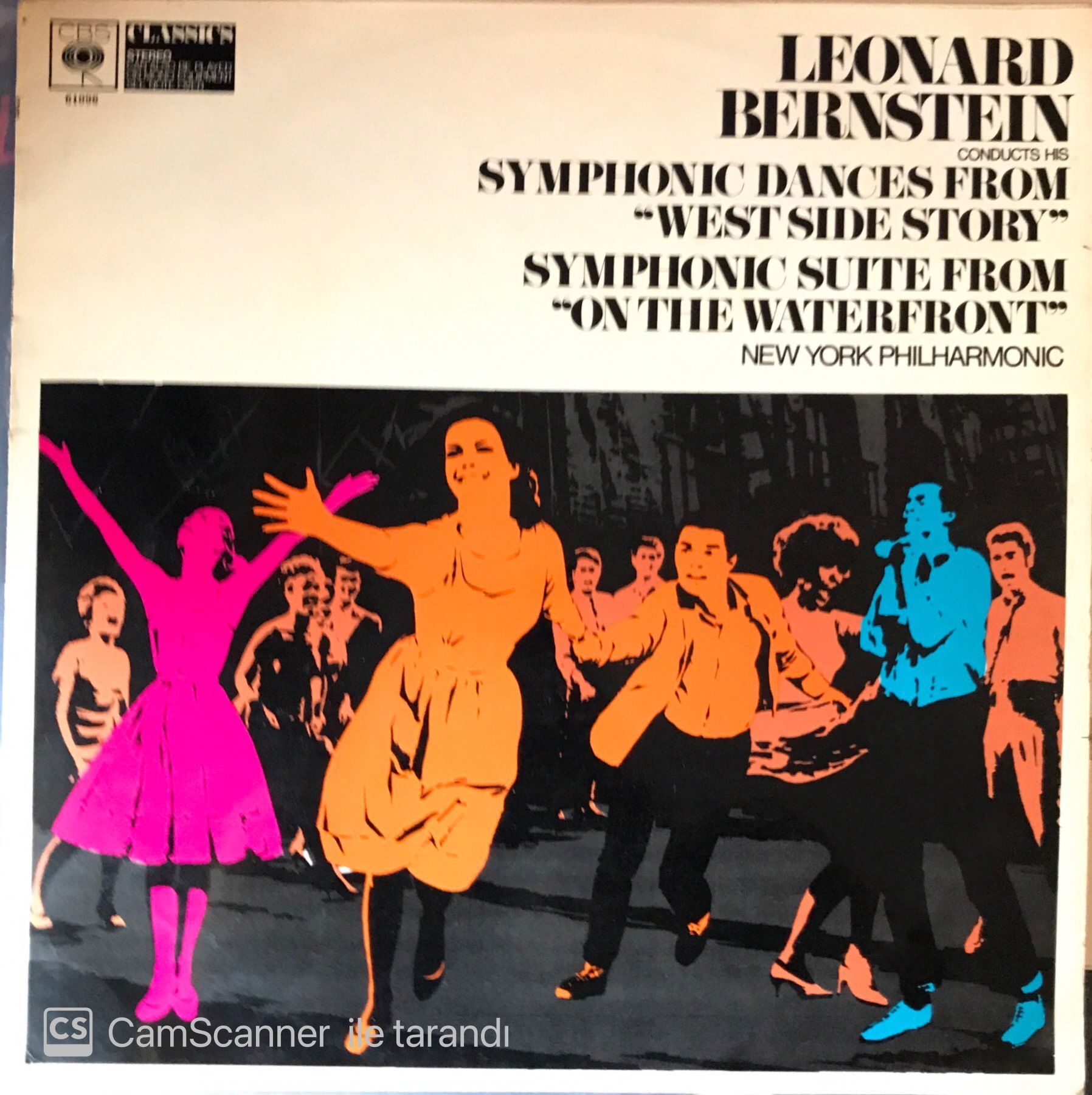 Leonard Bernstein Symphonic Dances From West Side Story Symphonic Suite From On The Waterfront LP