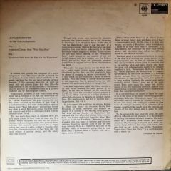 Leonard Bernstein Symphonic Dances From West Side Story Symphonic Suite From On The Waterfront LP