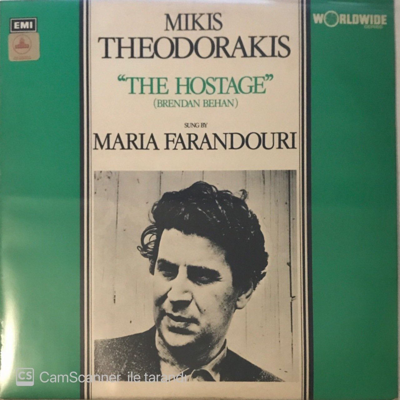 Mikis Theodorakis The Hostage LP