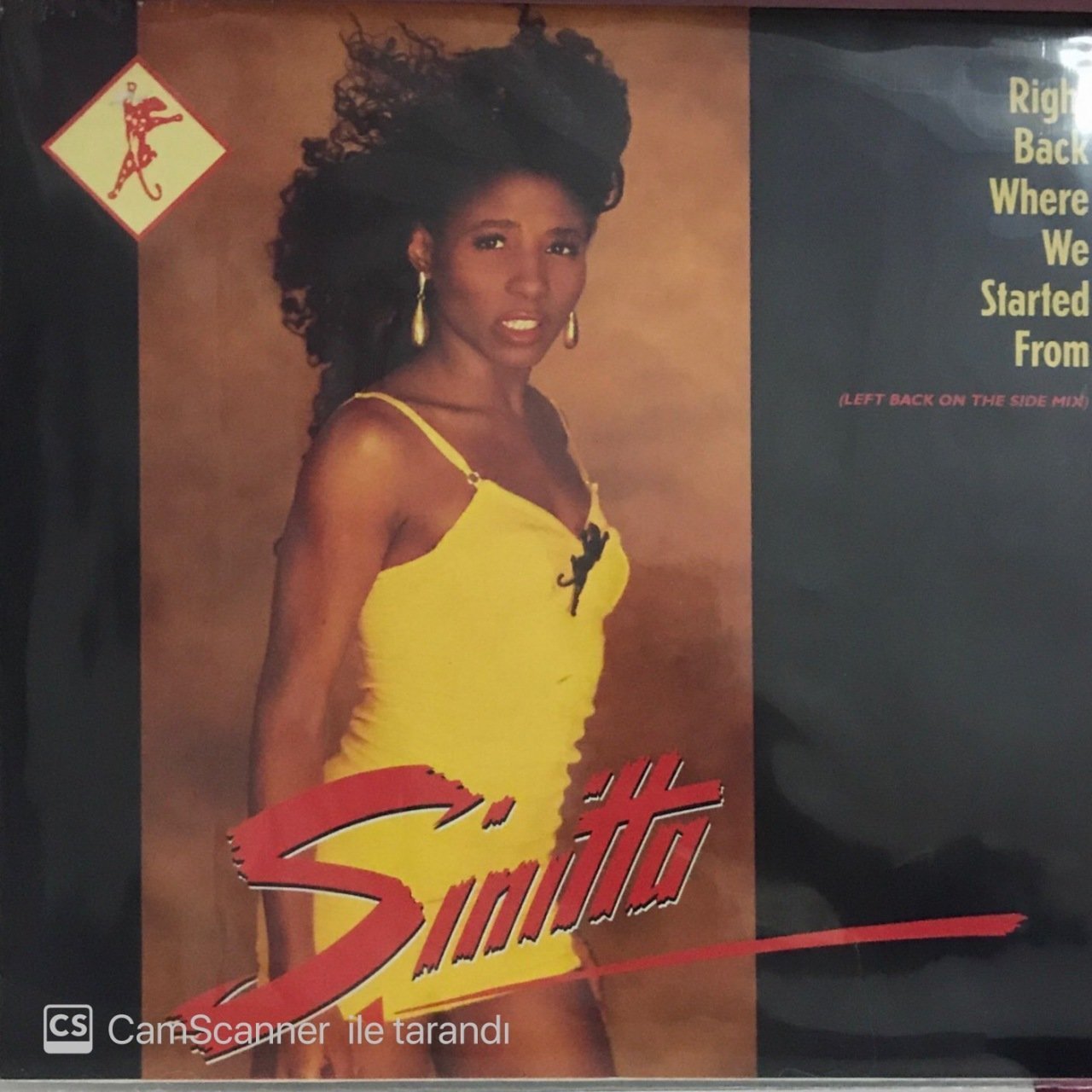 Sinitta Right Back Where We Started We Started From MAXİ