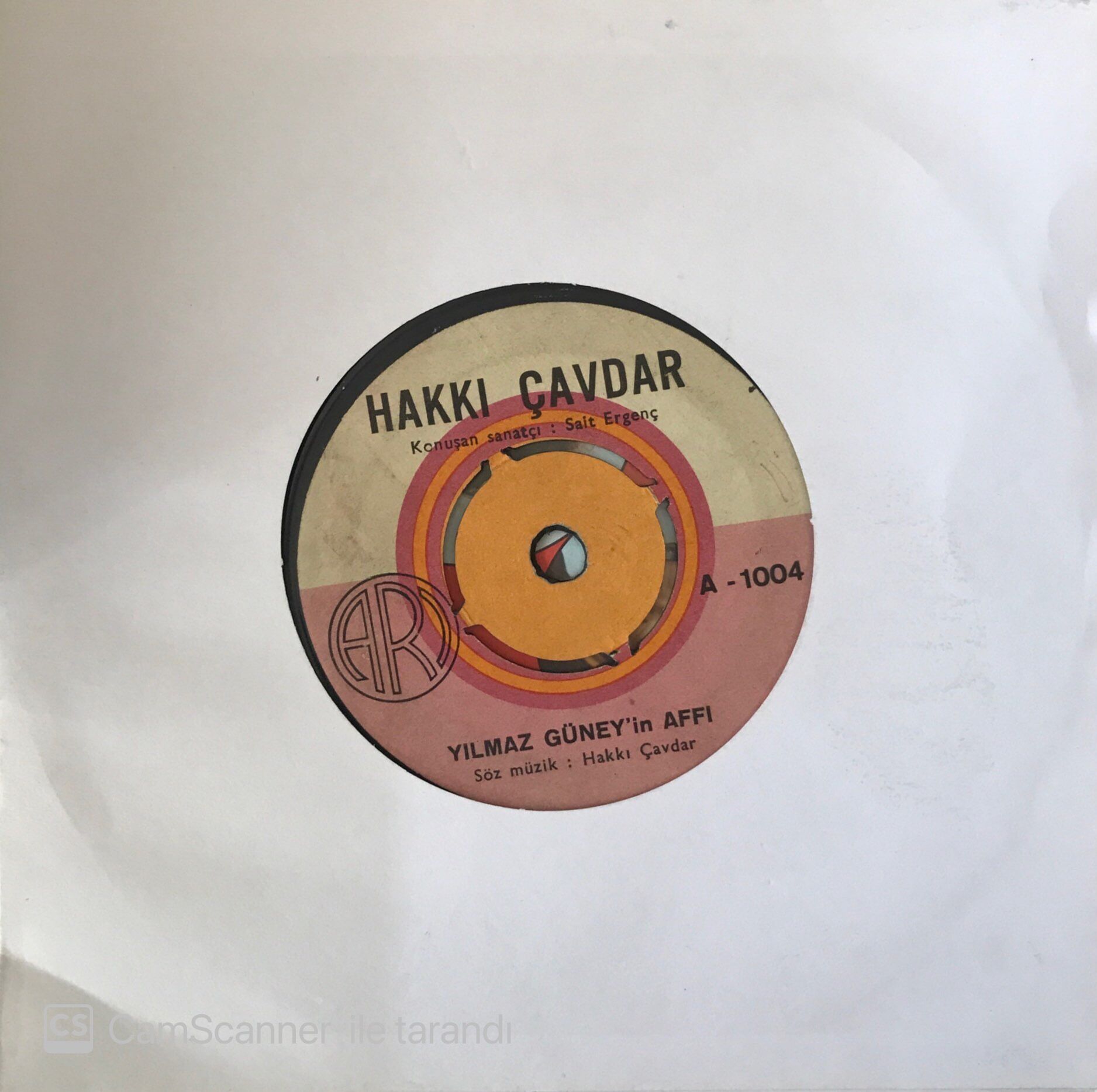 Hakkı Çavdar - Yılmaz Güney'in Affı  45lik