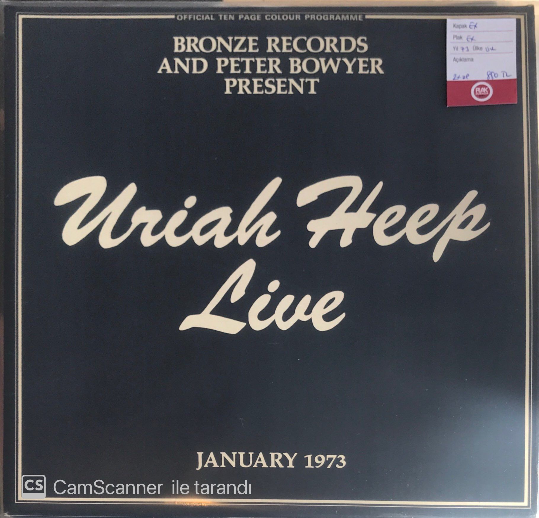 Uriah Heep - Live Double LP