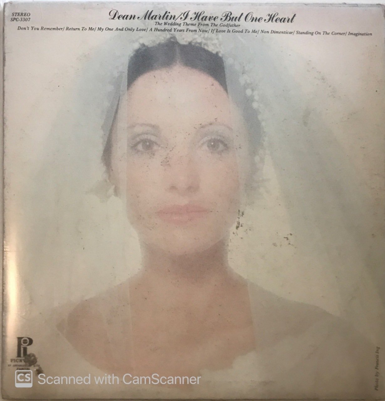 Dean Martin I Have But One Heart LP