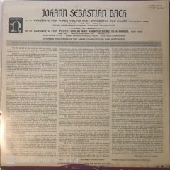 Johann Sebastian Bach Chamber Orchestra Of The Sarre Conducted By Karl Ristenpart LP