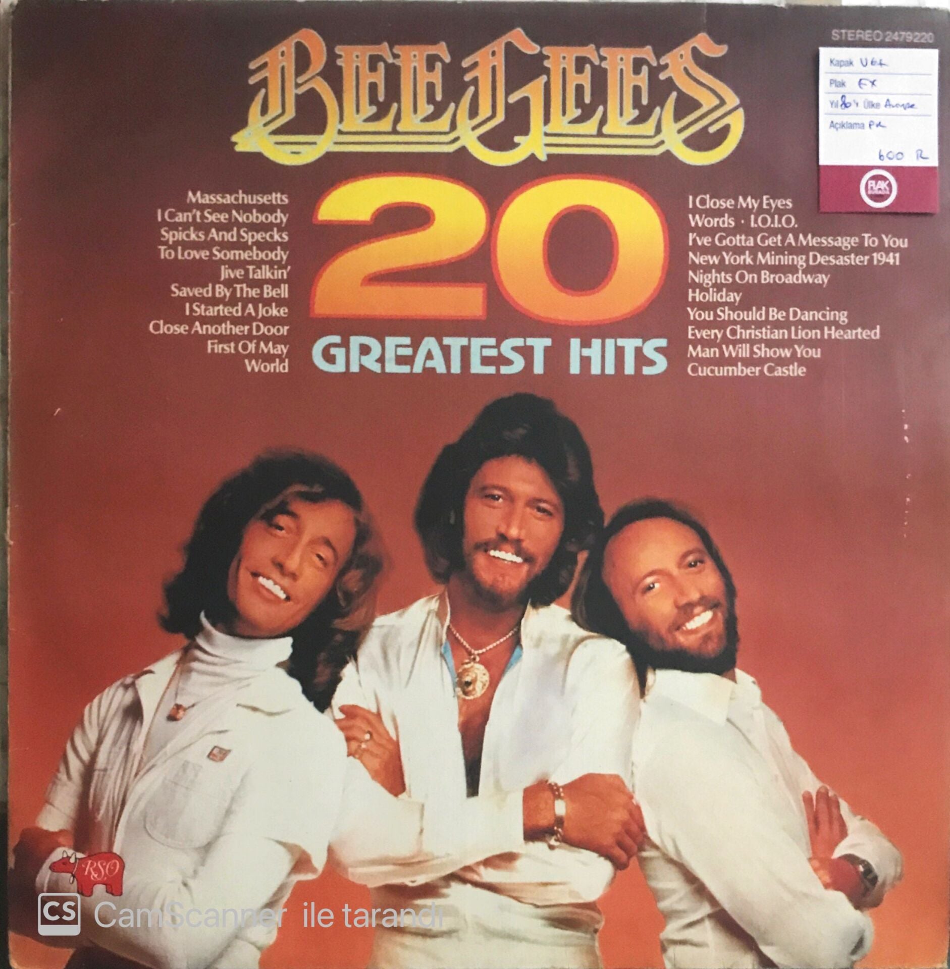 Bee Gees - 20 Greatest Hits - LP