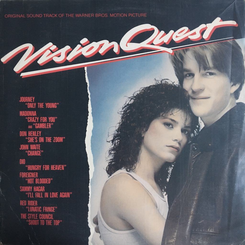 Original Motion Picture Soundtrack ''Vision Quest''   LP