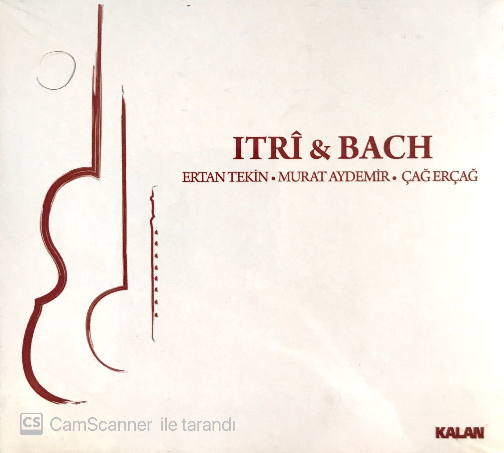 Itri & Bach / Ertan Tekin - Murat Aydemir - Çağ Demir CD