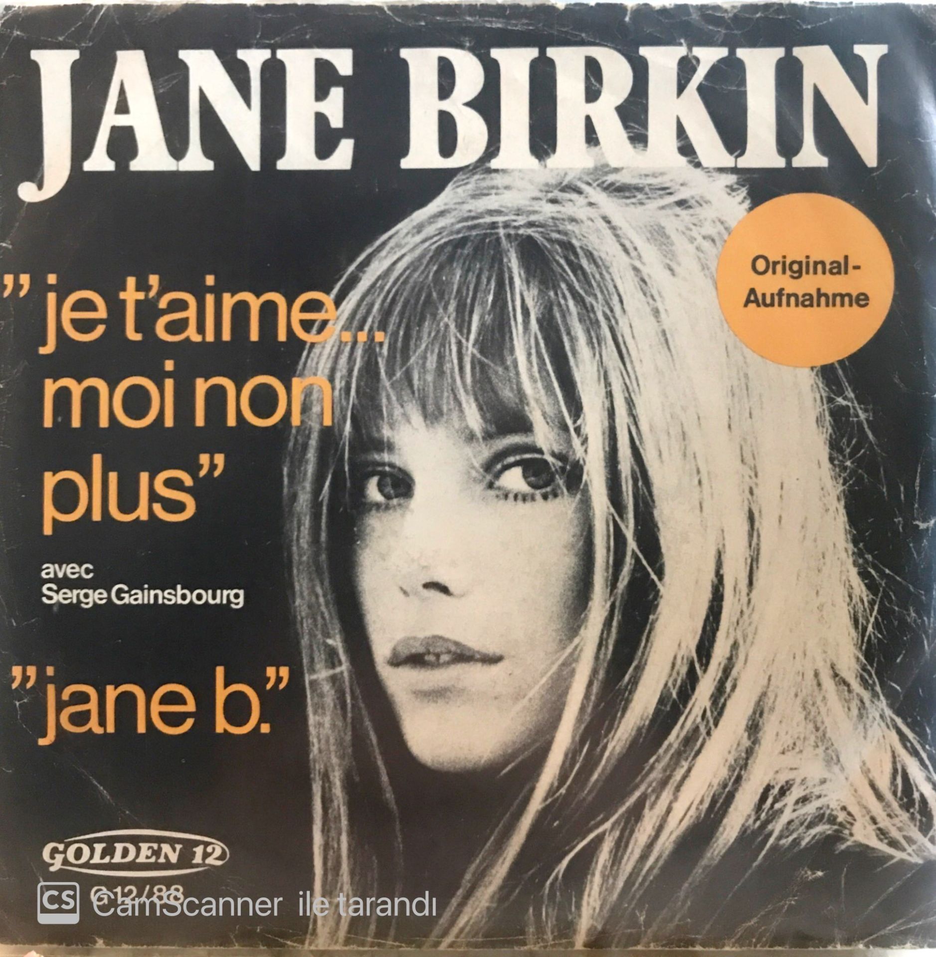 Jane Birkin Je T'aime 45lik
