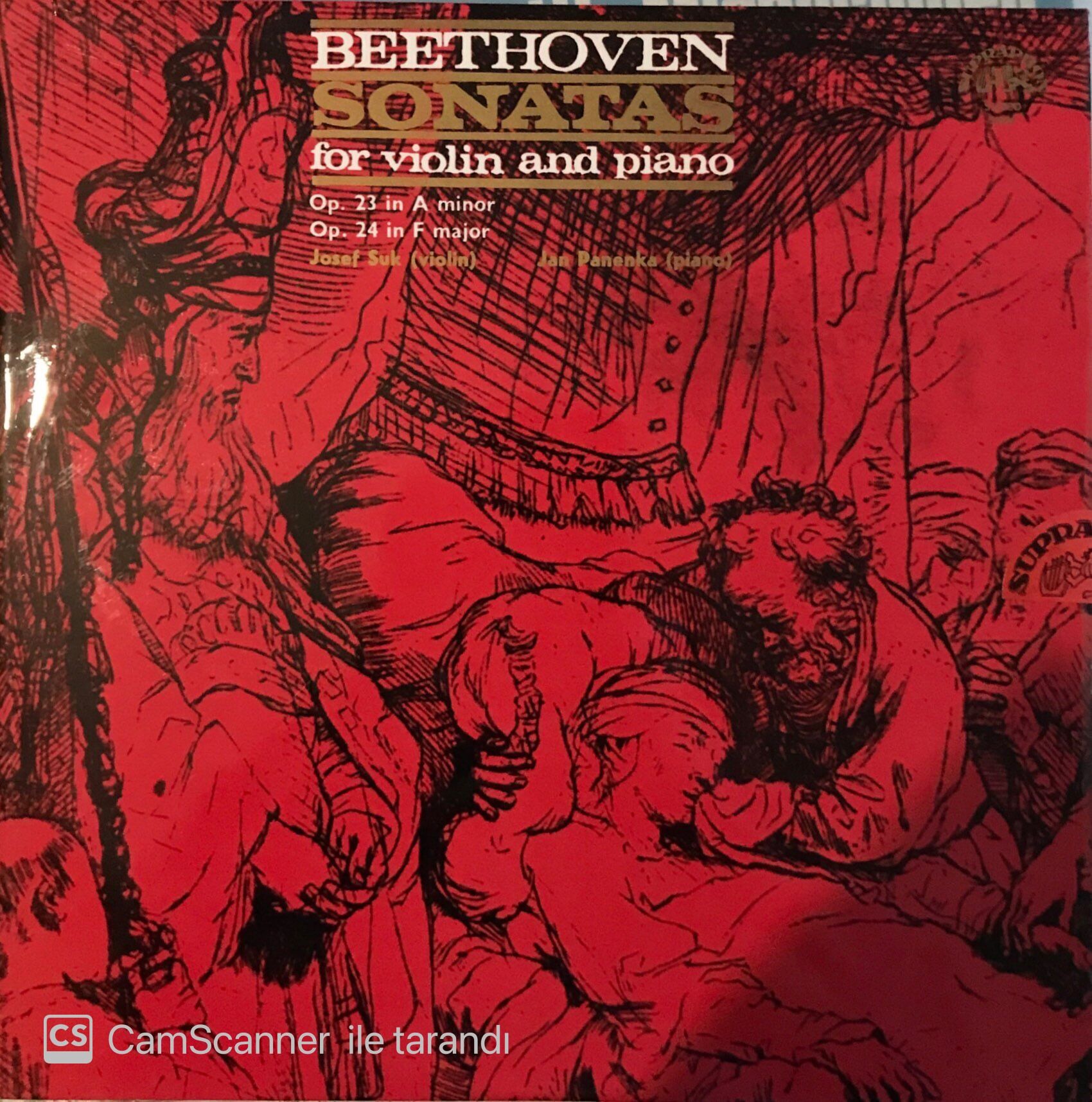 Beethoven Sonatas For Violin And Piano Op.23 In A Minor Op. 24 In F Major LP