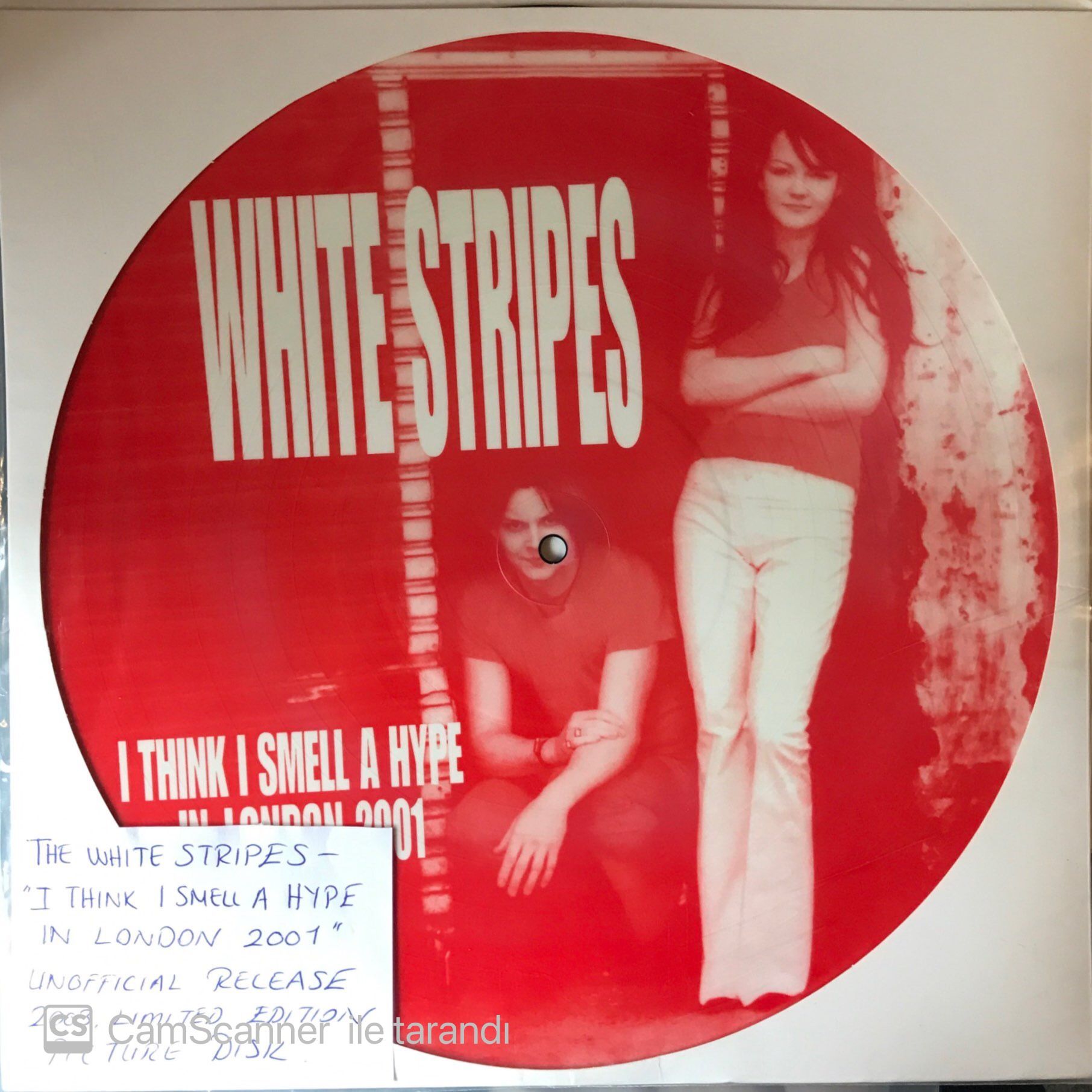 The White Stripes - I Think I Smell A Hype In London 2001 Picture Disc LP