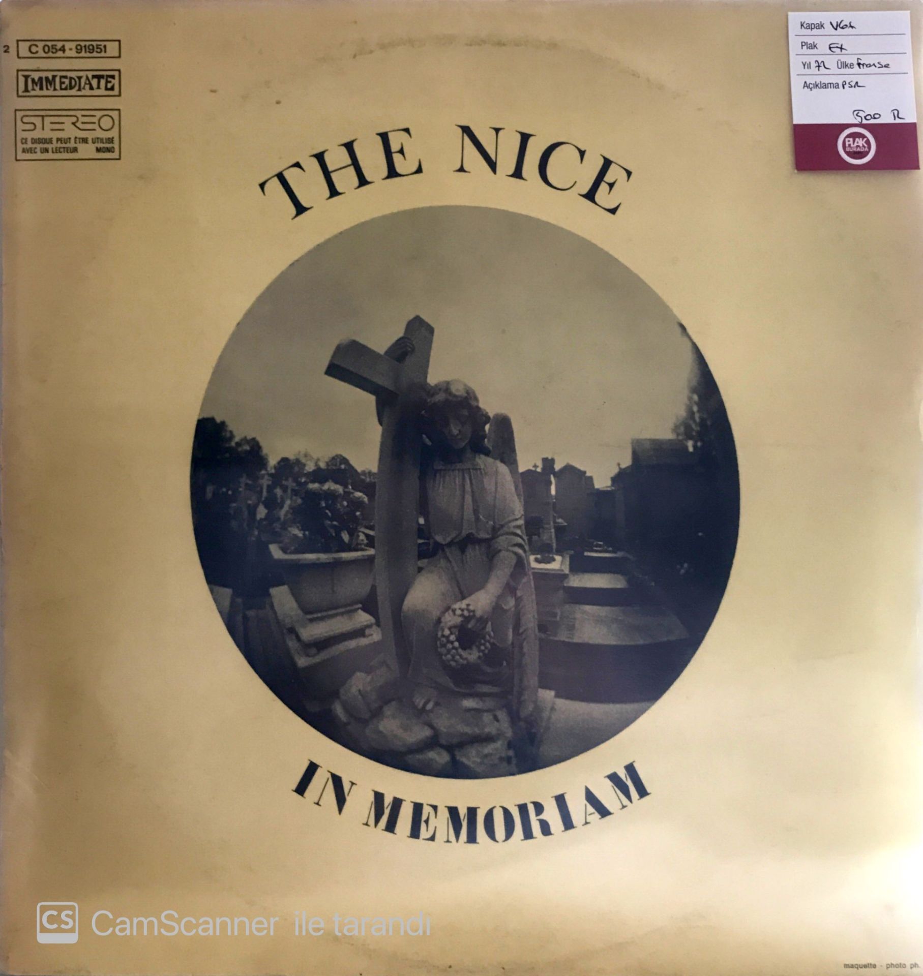 The Nice in Memoriam LP