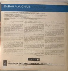 Sarah Vaughan Sassy Sings LP