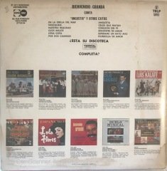 Bienvenido Granda Canta Angustia Y Otros Exitos LP