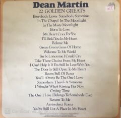 Dean Martın 22 Golden Greats LP