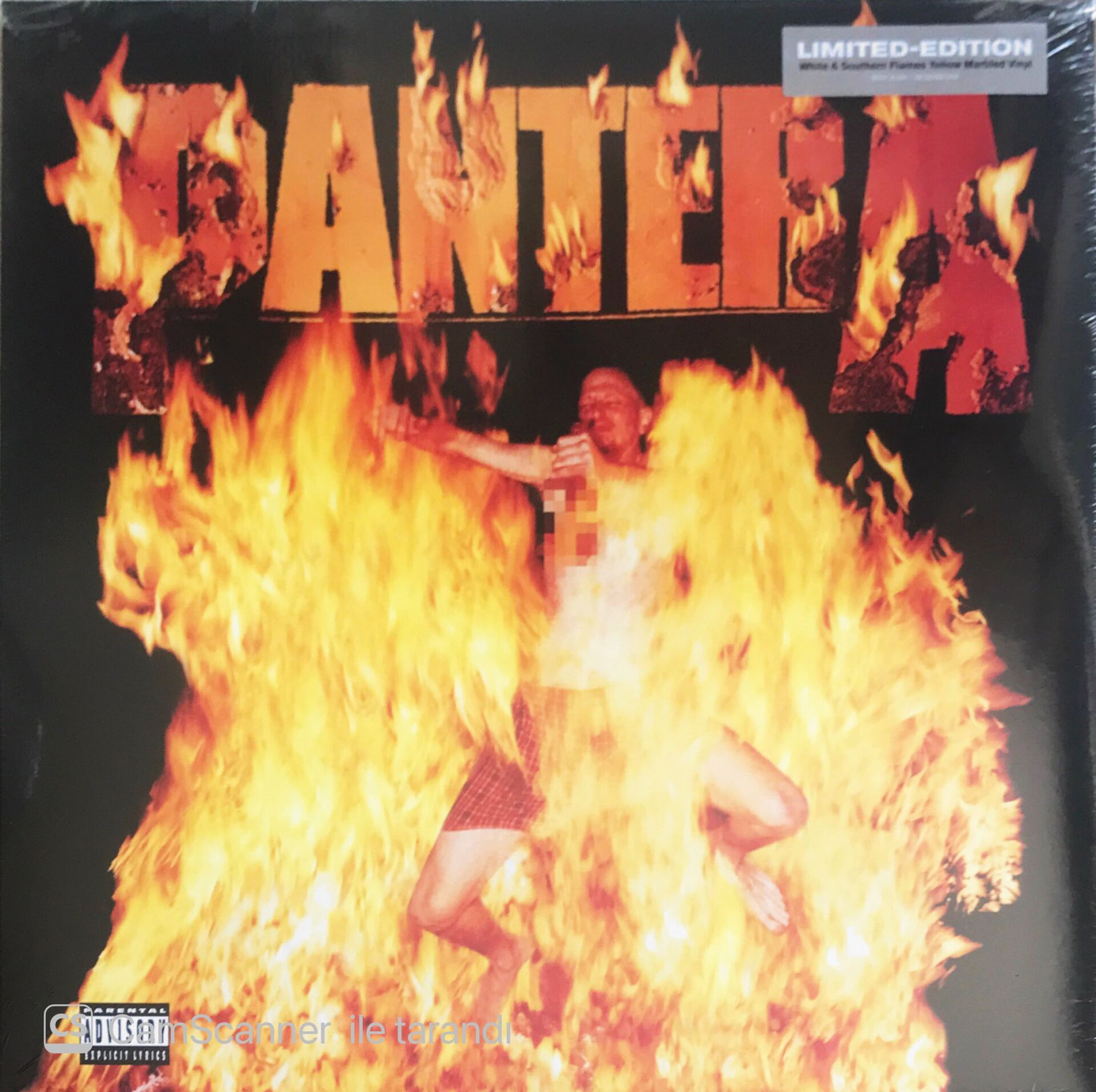 Pantera - Reinventing The Steel (Limited Edition White & Southern Flames Yellow Marbled Vinyl) - LP