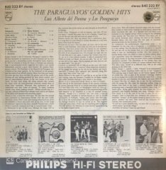 The Paraguayos' Golden Hits Luis Alberto Del Parana Y Los Paraguayos LP