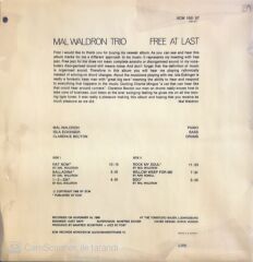 Mal Waldon Trio - Free At Last - LP