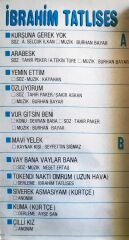 İbrahim Tatlıses - Vur Gitsin Beni - KASET
