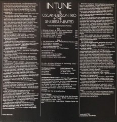 Intune The Oscar Peterson Trio + The Singers Unlimited LP