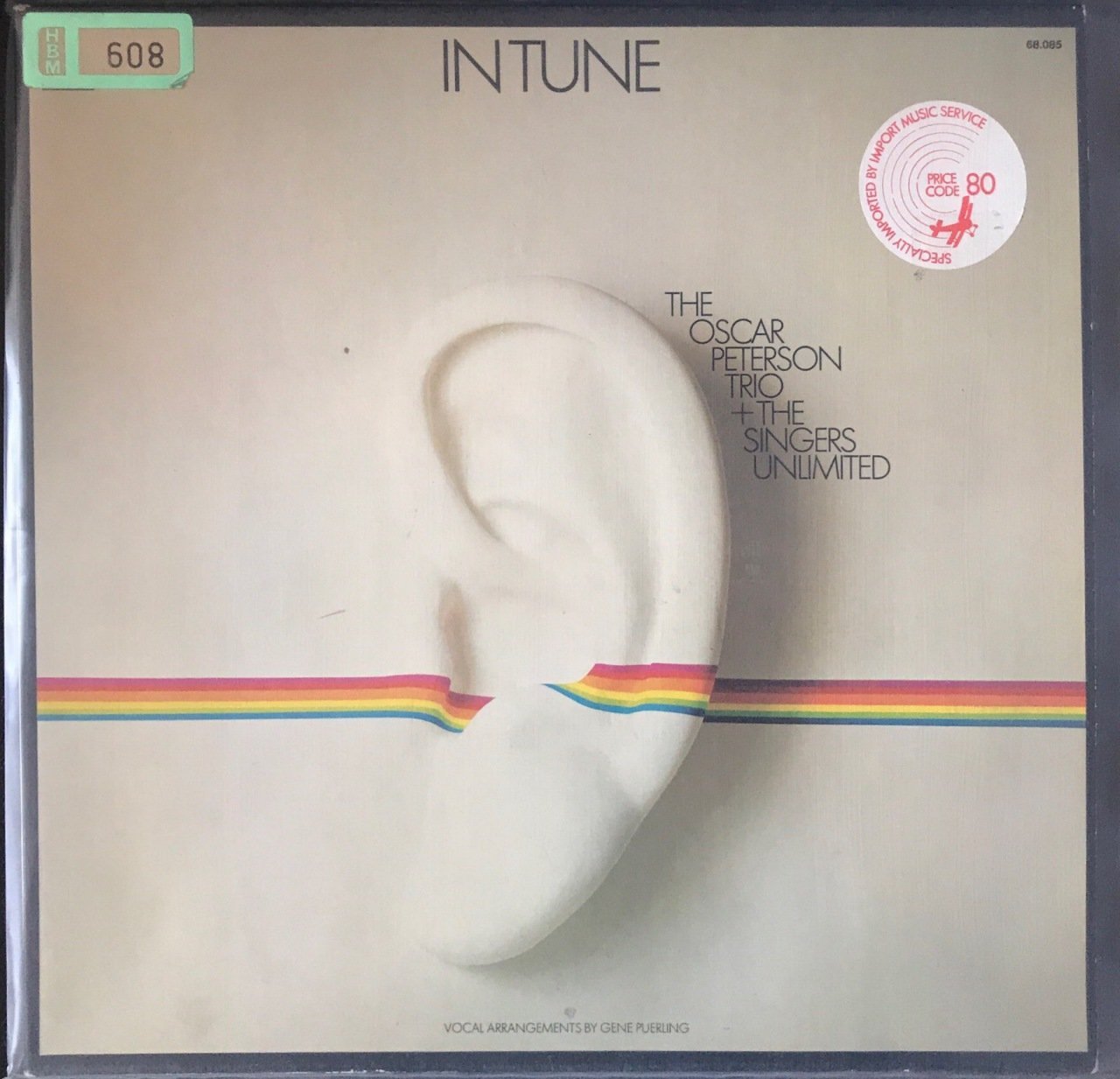 Intune The Oscar Peterson Trio + The Singers Unlimited LP
