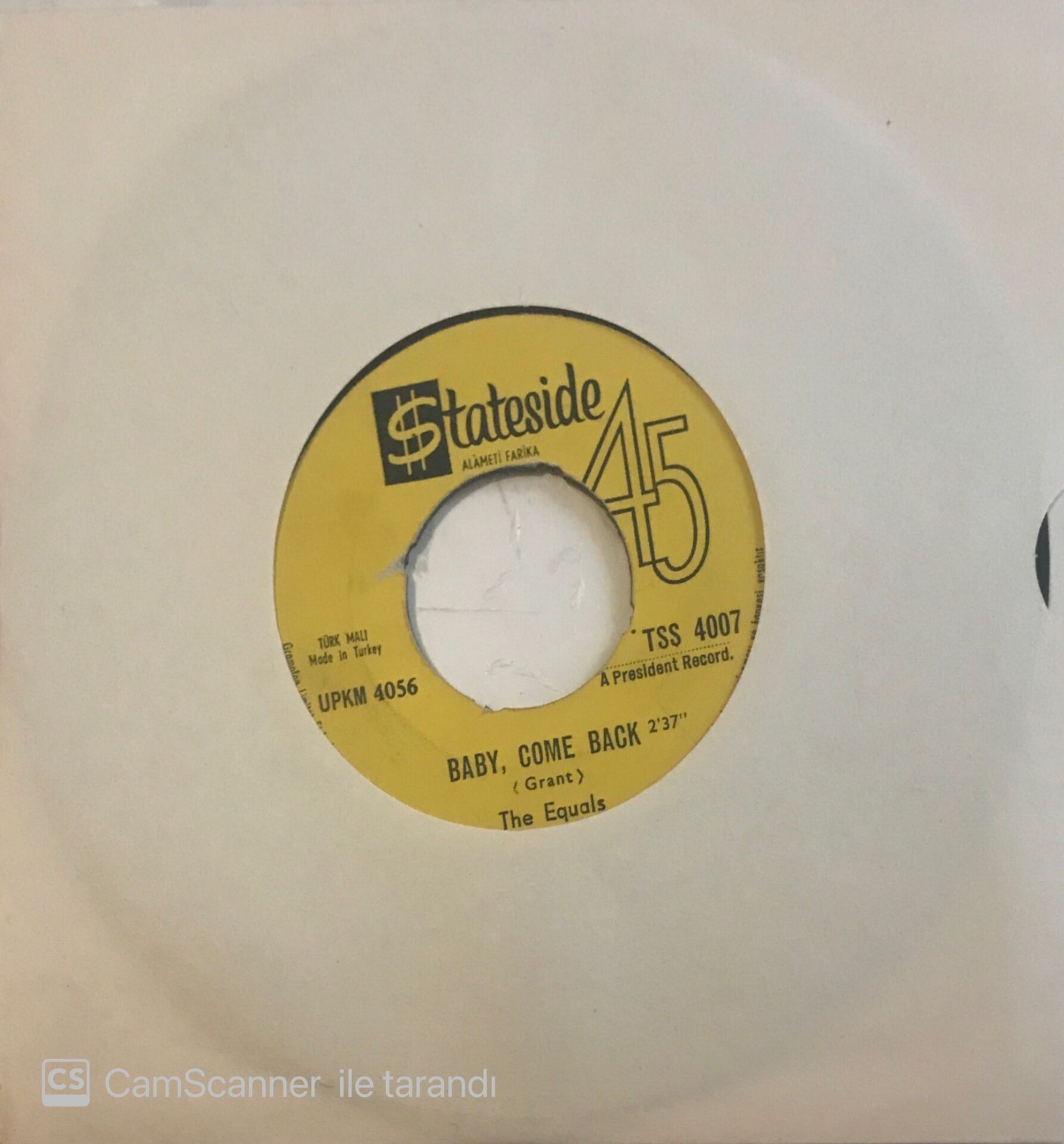 The Equals Hold Me Closer 45lik