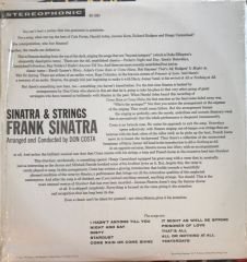 Frank Sinatra - Sinatra & Strings LP