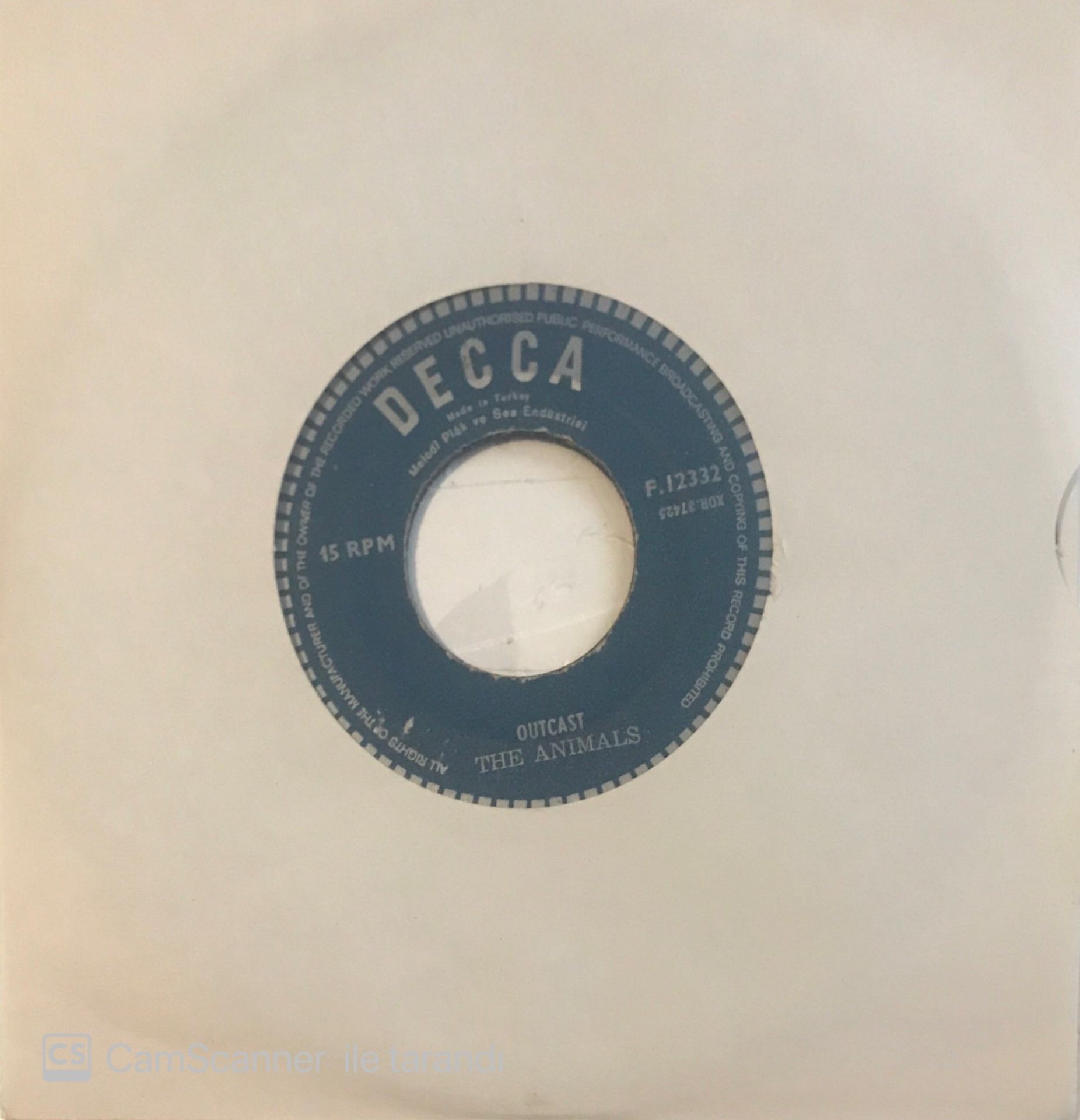 The Animals Outcast 45lik