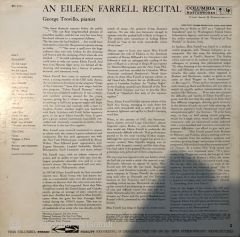 An Eileen Farrell Song Recital - Schubert, Schumann, Debussy, Poulenc LP