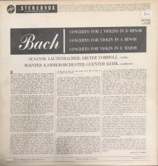 J. S. Bach Violin Concerti LP