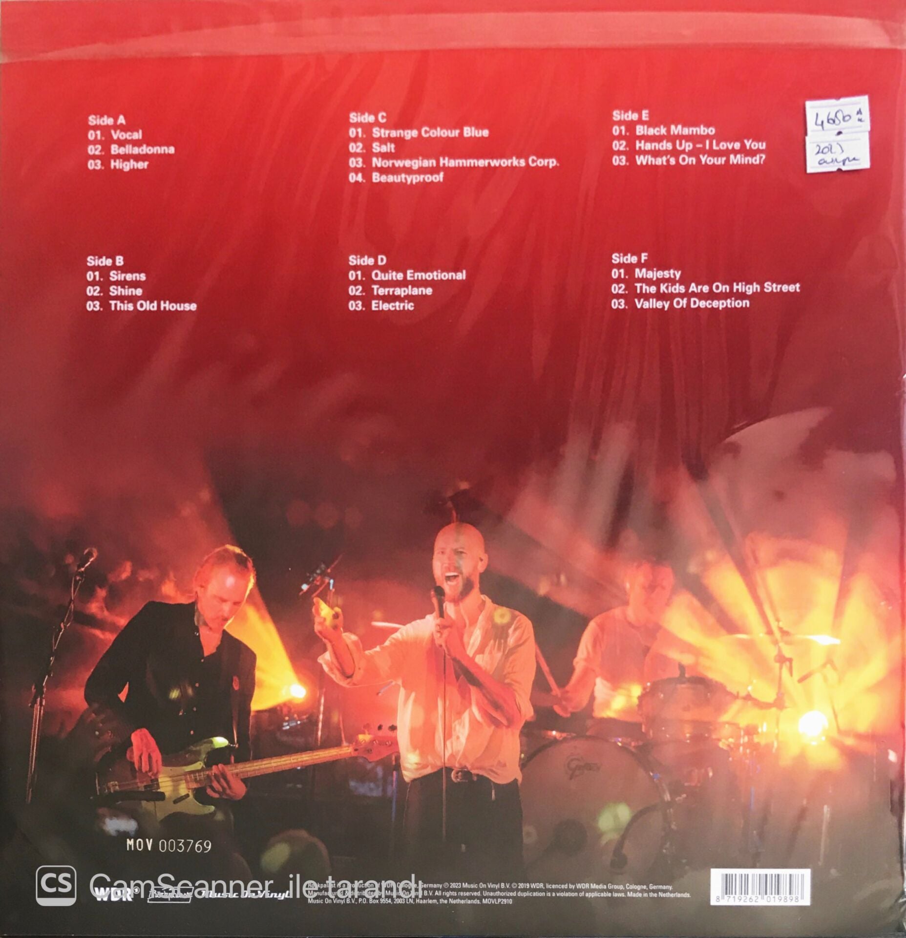Madrugada - The Industrial Silence Tour 2019 - 3 LP