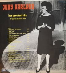 Judy Garland - Her Greatest Hits Original Sessions 1952 LP