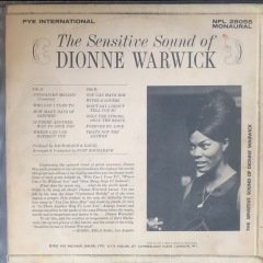 The Sensitive Sound Of Dionne Warwick LP