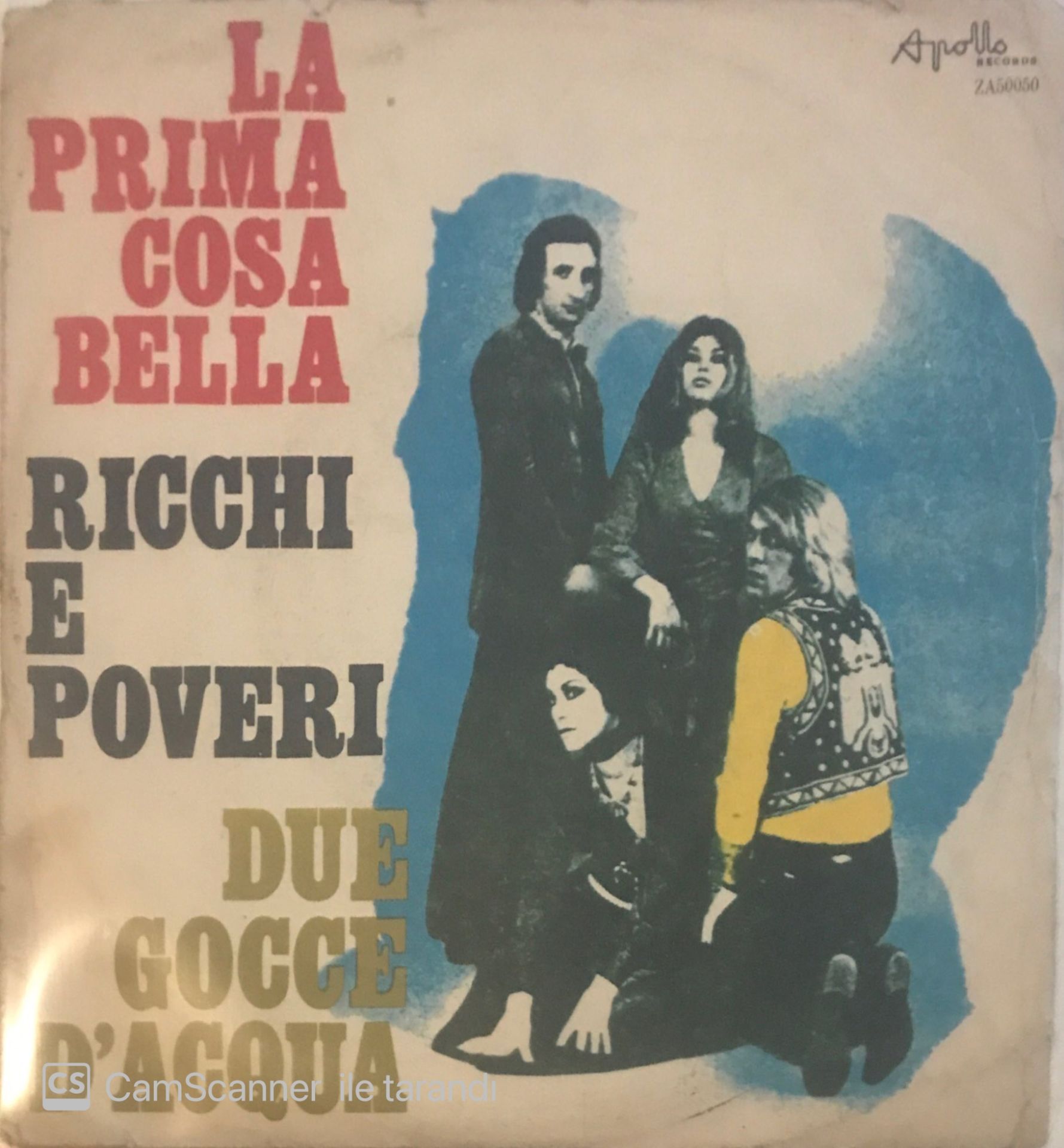 Ricchi E Poveri La Prima Cosa Bella 45lik