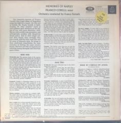 Franco Corelli - Memories Of Naples LP