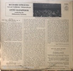 Richard Strauss Death And Transfiguration Metamorphosen LP