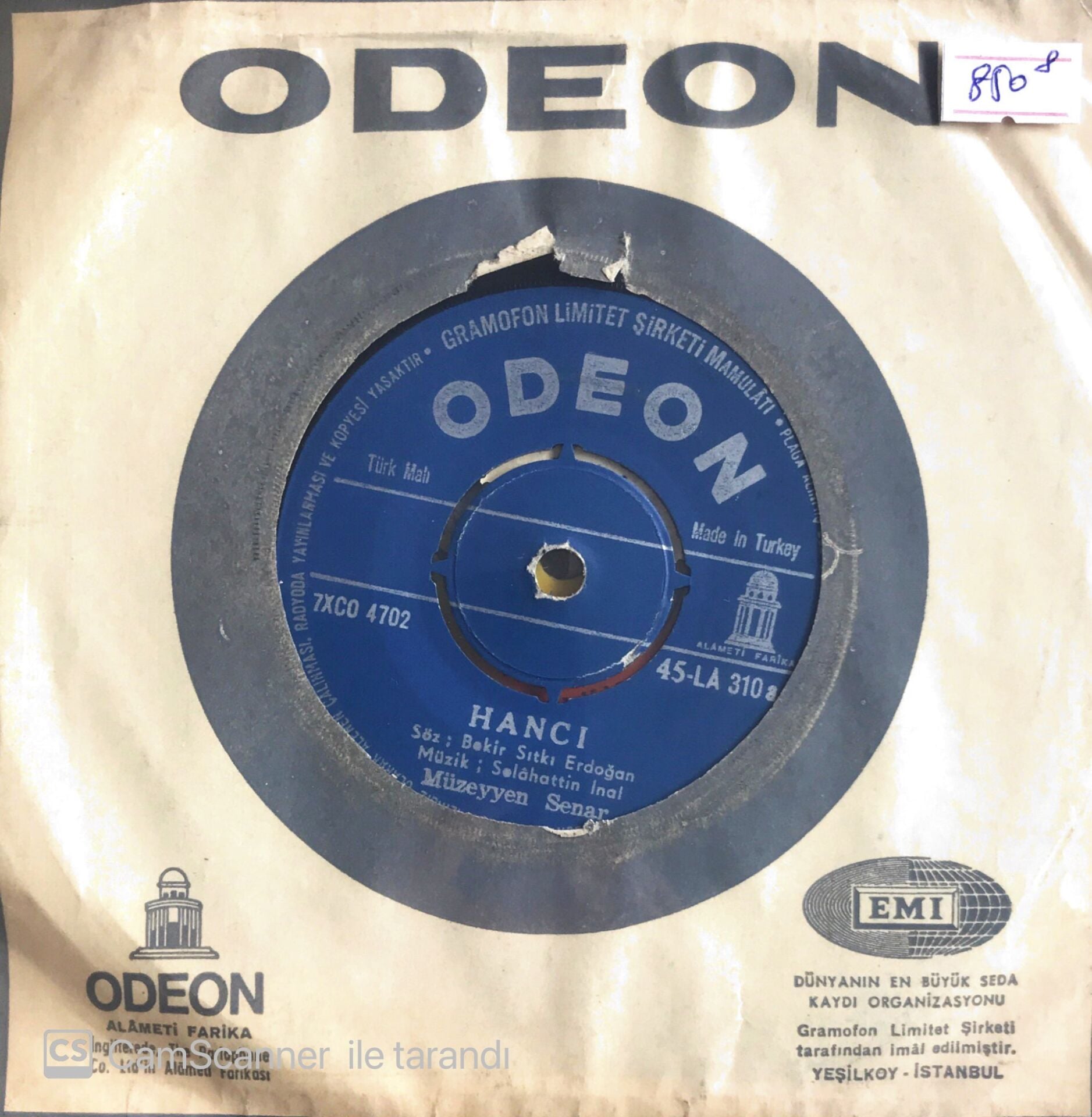 Müzeyyen Senar Hancı 45lik