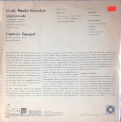 Rimsky - Korssakow Scheherazade Capriccio Espagnol LP
