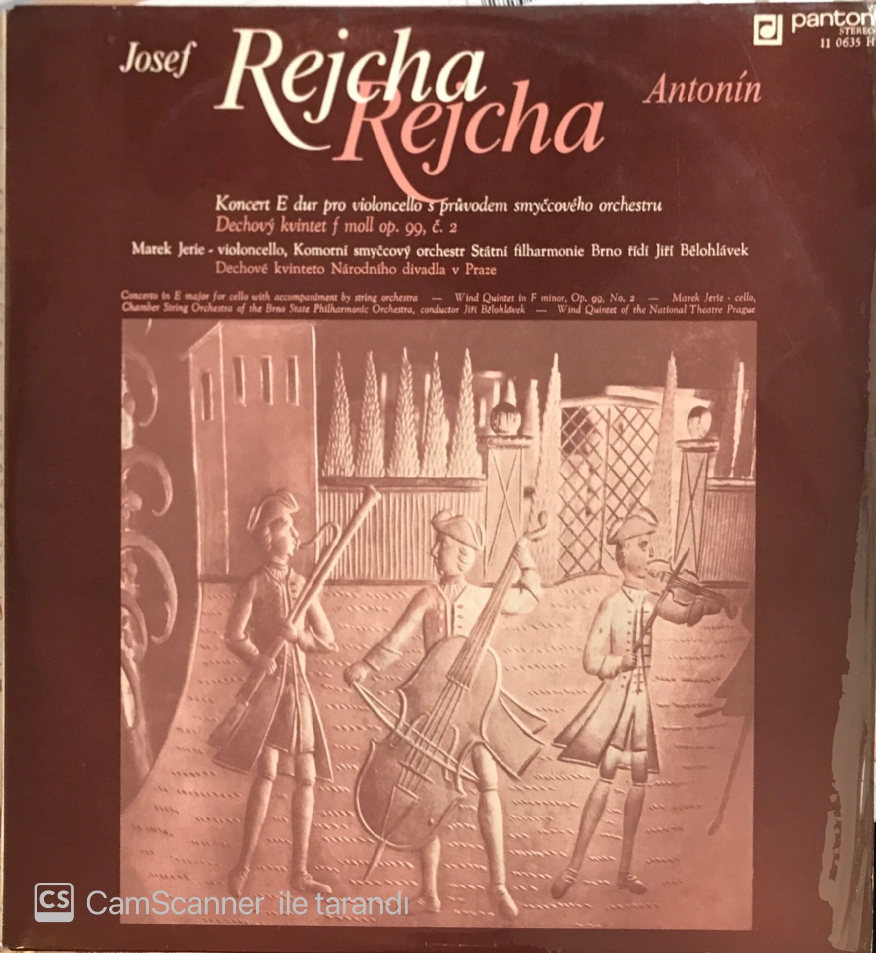 Josef Rejcha / Antonin Rejcha LP