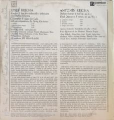 Josef Rejcha / Antonin Rejcha LP