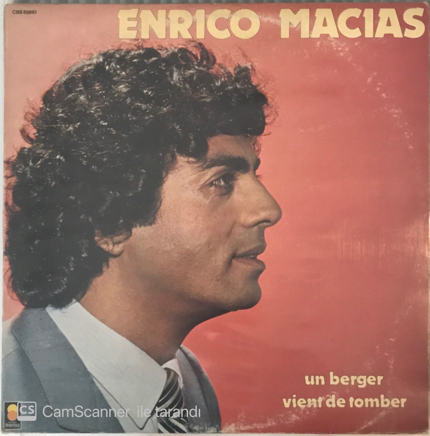 Enrıco Macıas - un berger vıent de tomber LP