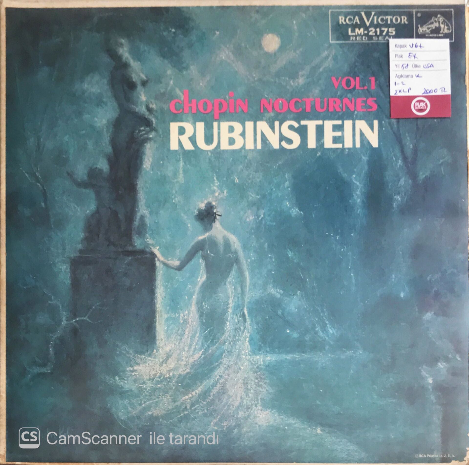 Rubinstein - Chopin Nocturnes Vol. 1 - Double LP