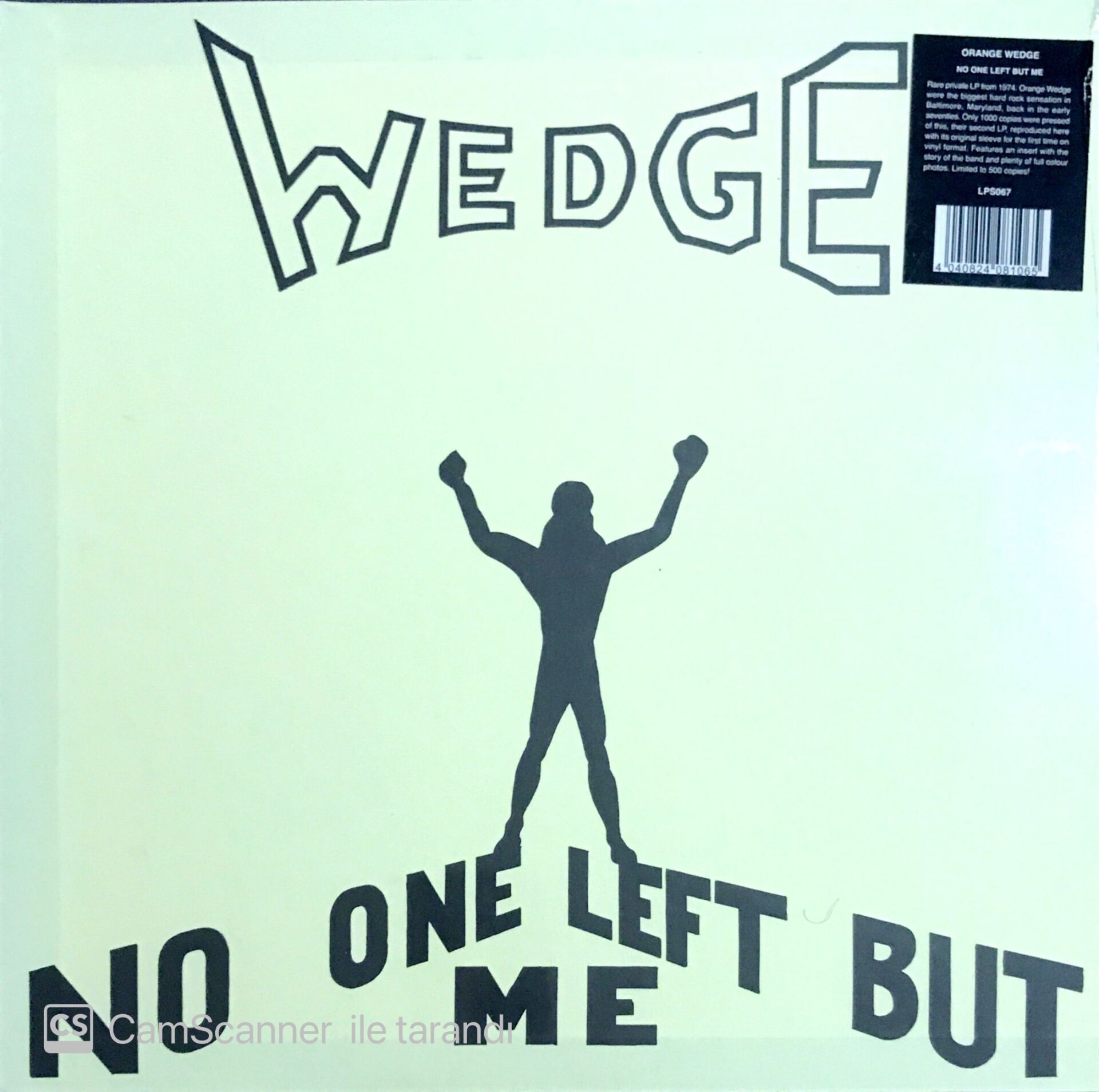 Wedge No one Left but Me LP