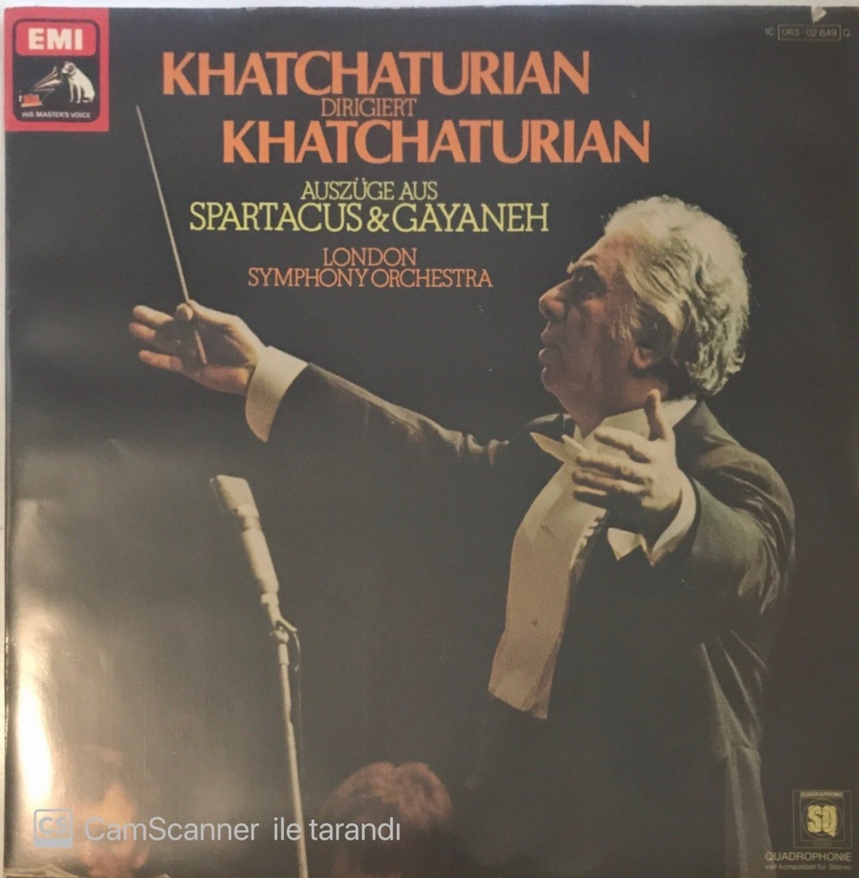 Aram Khatchaturian Dirigiert Khatchaturian London Symphony Orchestra LP