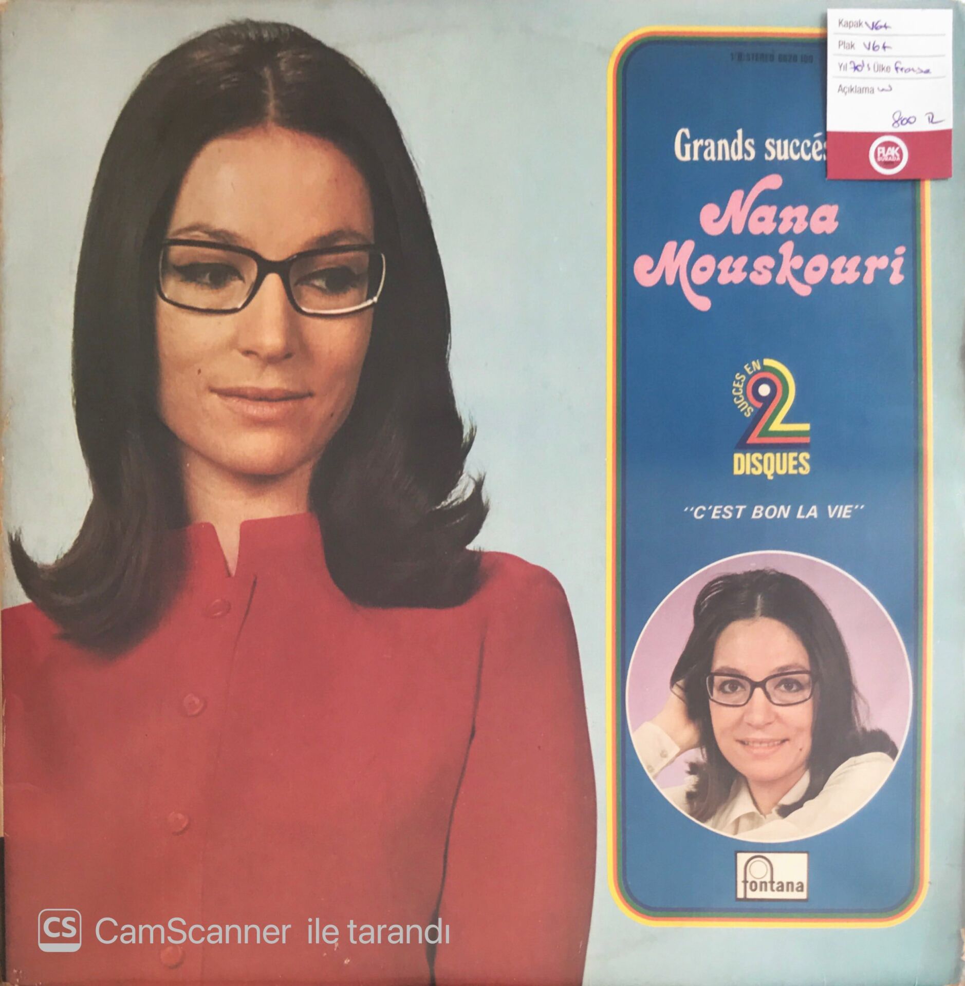 Nana Mouskouri - C'est La Bon Vie - Double LP