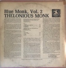 Thelonious Monk Blue Monk. Vol 2 LP