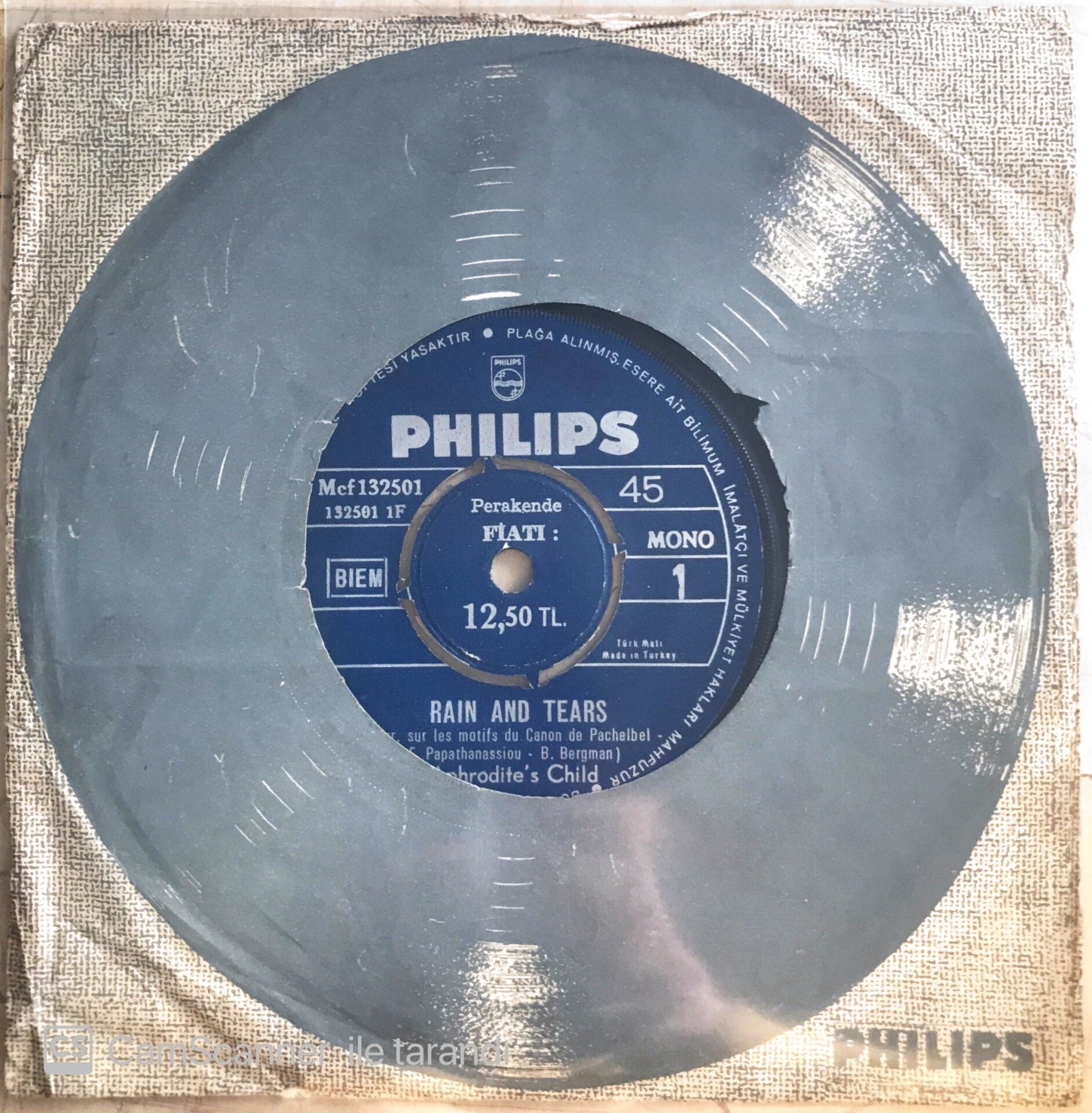 Aphrodite's Child -Rain And Tears - 45'lik