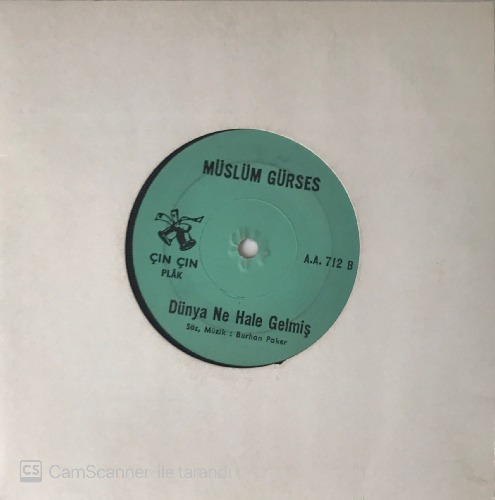 Müslüm Gürses İsyankar 45 Lik