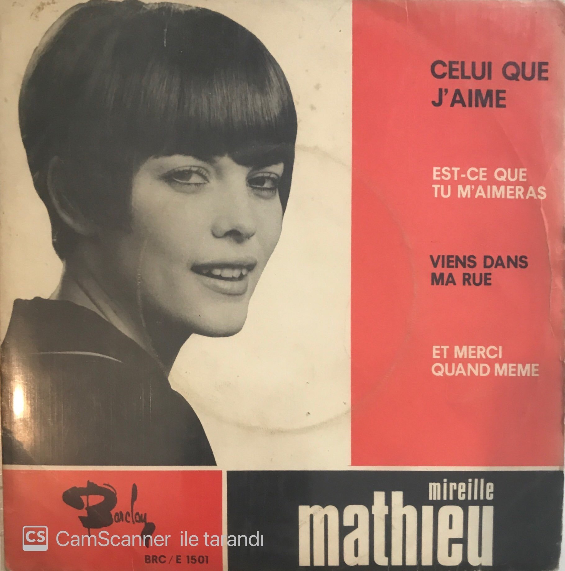 Mireille Mathieu Celui Que J'aime 45lik